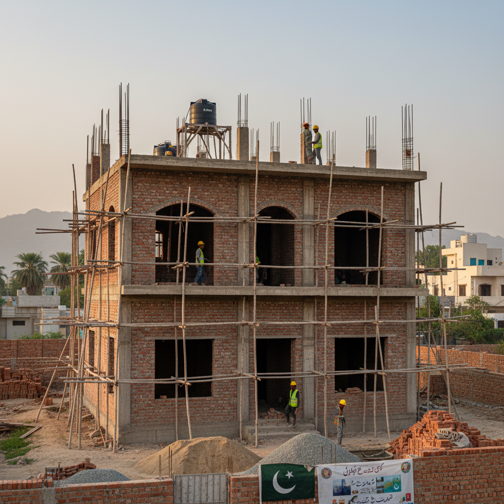 MIB-Manzoor Innovative Builder-Gray Structure Building -05