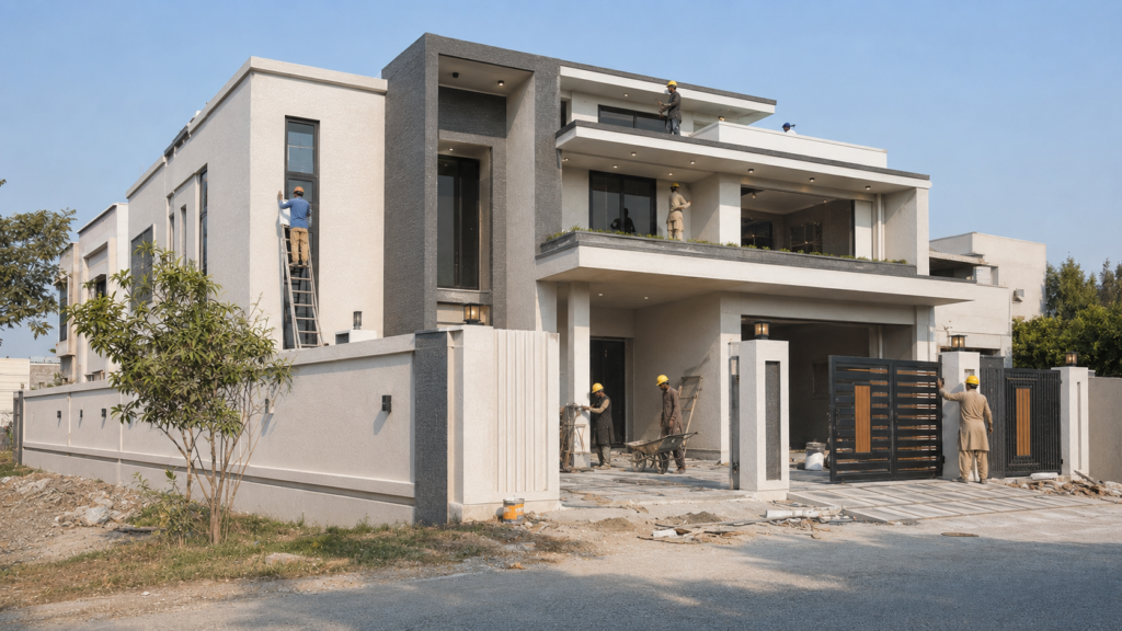 MIB-Manzoor Innovative Builder-Gray Structure Building -02